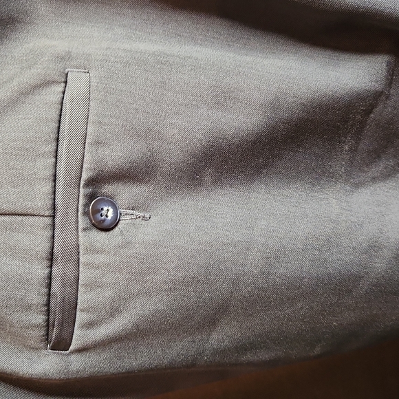 Axist Mens Dress Pants Flat Front Wrinkle Free Straight Leg Blue Size 38 x 26 - Picture 6 of 11